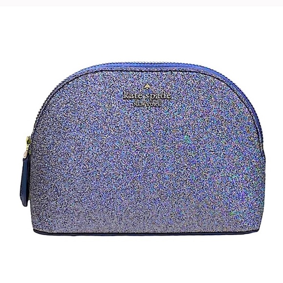 Kate Spade Lola Small Dome Glitter Cosmetic Bag - Picture 2 of 7